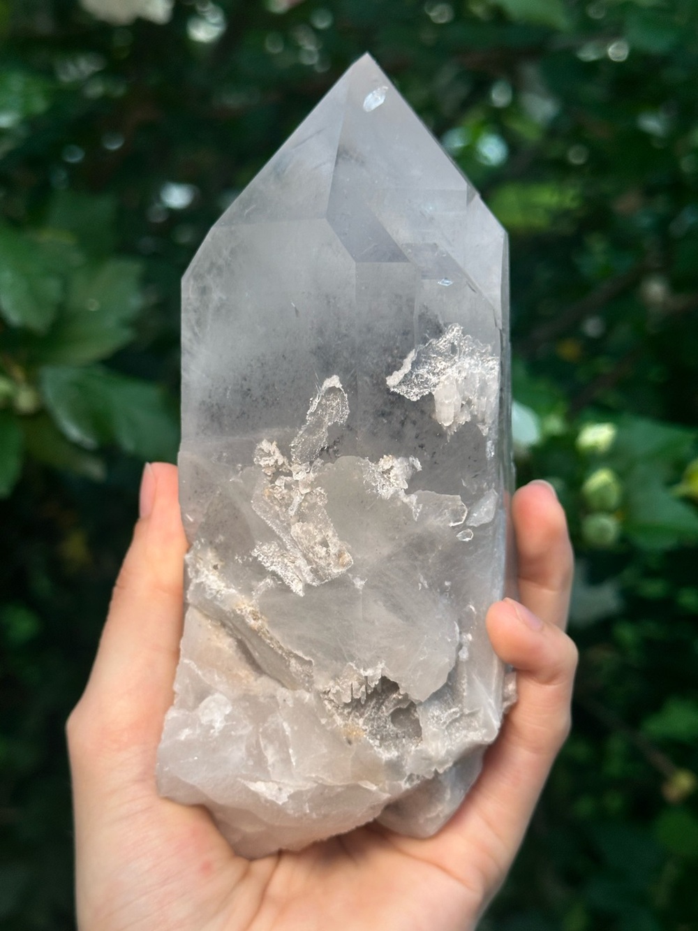 Arkansas Grey Lithium Quartz Cluster 🫧🩶🫧 ALQ9